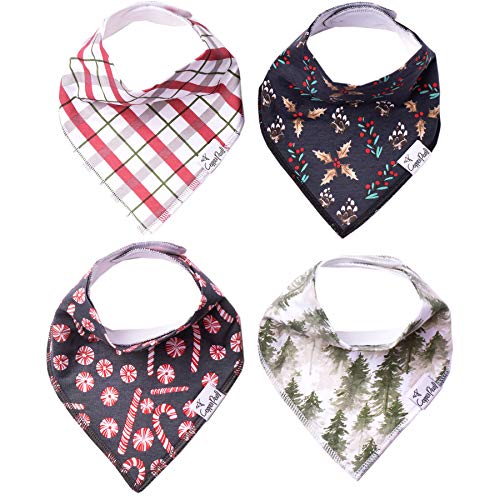 Product Cover Baby Bandana Drool Bibs for Drooling and Teething 4 Pack Gift Set 