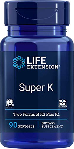 Product Cover Life Extension Super K, 90 Softgel