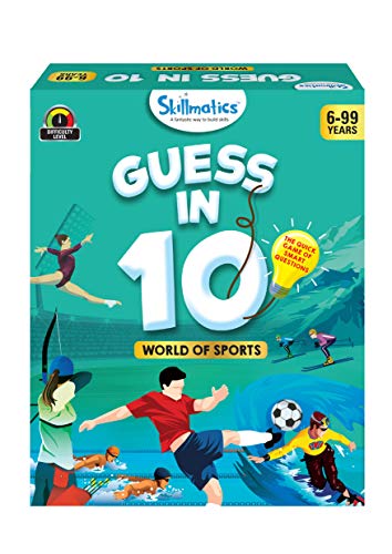Product Cover Skillmatics Educational Game : World of Sports - Guess in 10 (Ages 6-99)