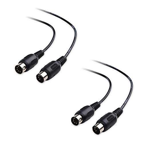 Product Cover Cable Matters 2-Pack 5 Pin DIN MIDI Cable, 5 Pin MIDI Cable - 6 Feet