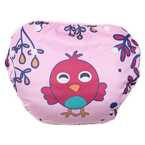 Product Cover Polka Tots Reusable Swim Diaper Bird Design Baby Swim Costume