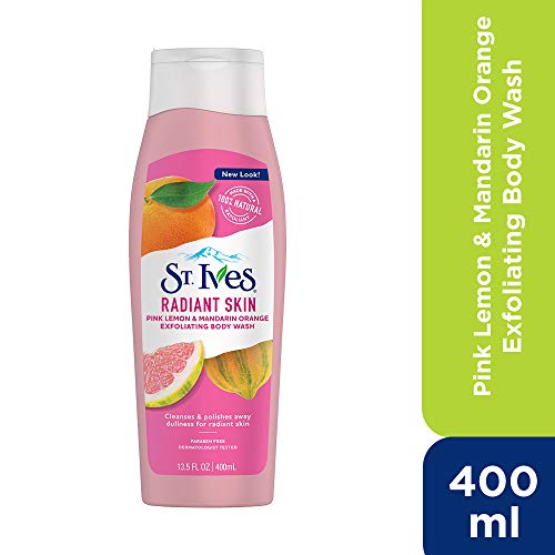 Product Cover St. Ives Radiant Skin Pink Lemon & Mandarin Orange Exfoliating Body Wash, 400 ml