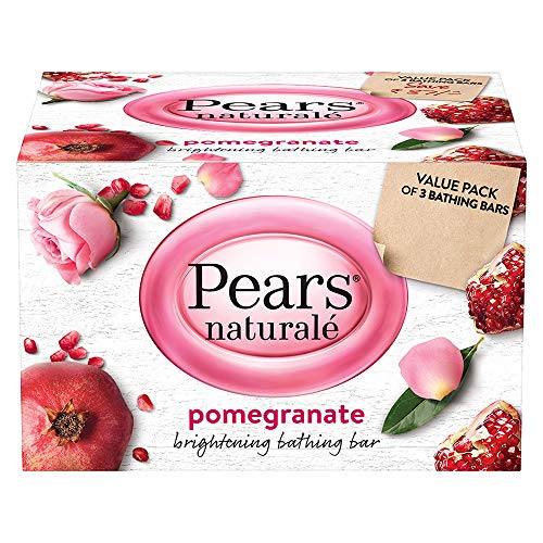 Product Cover Pears Naturalé Pomegranate Brightening Bathing Soap Bar, 125 g (Pack of 3)
