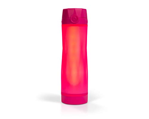 Product Cover Hidrate Spark 3 Smart Water Bottle, Tracks Water Intake and Glows to Remind You to Stay Hydrated, BPA Free, 20 oz, Berry