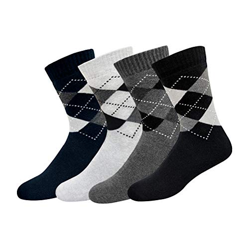 Product Cover ARKYLE Men's Socks with Cushion Cotton, Pack of 4 (Multicoloured, Free Size)