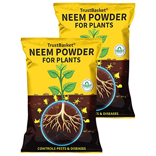 Product Cover TrustBasket Neem Cake Powder Organic Fertilizer and Pest Repellent for Plants (450 GMS) - Set of 2