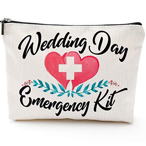 Product Cover Wedding Day Emergency Kit Makeup Bag, Bridal Shower Gift, Wedding Survival Kit, Cosmetic Bag,Bride Gifts,Bridal shower gift