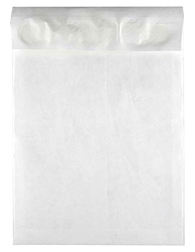Product Cover Survivor Tyvek Open End Expansion Mailer, 10 x 13 x 1.5 Inch, White, Case Pack of 100