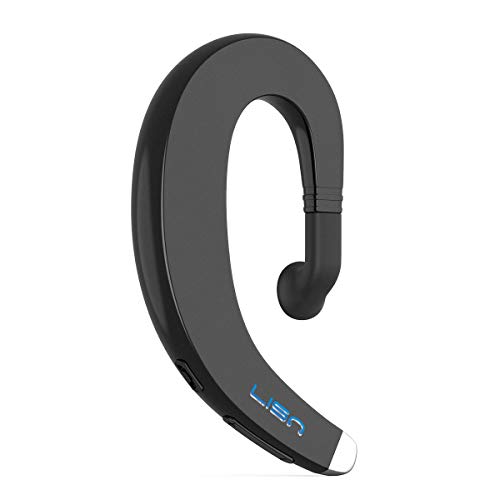 Product Cover Ear Hook Wireless Bluetooth Headphones,LISN Painless Wearing Bluetooth Earpieces with Mic,Lightweight Non Ear Plug Single Ear Bluetooth Headsets for Cell Phone 8-10 Hrs Playtime(Black)