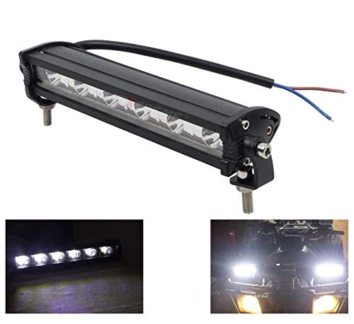 Product Cover BLP EX7I62P 6 LED Fog Light Waterproof CREE LED Flood Bar with Mounting Brackets/Work Light Bar Spot Beam Auxiliary Light White Light Off Road Driving Lamp for Motorcycle and Cars (Set of 1, 6 inch)