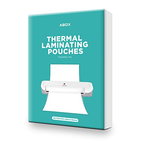 Product Cover ABOX Thermal Laminating Pouches 100-Pack, 8.9