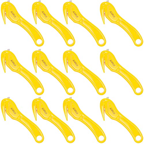 Product Cover Juvale Film Cutter Knife Tool (12 Pack) 2 x 6 Inches, Yellow