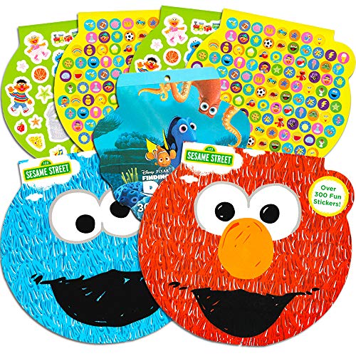 Product Cover Sesame Street Elmo Stickers Party Favor Set for Toddlers Kids --Over 600 Reward Sticker Books (Party Supplies)