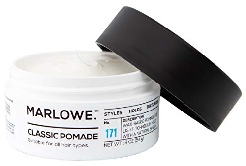 Product Cover MARLOWE. Classic Pomade for Men No. 171 | 1.9 oz | Light to Medium Hold | Matte Finish | Styles, Holds, Texturizes with Natural Ingredients | All Hair Types
