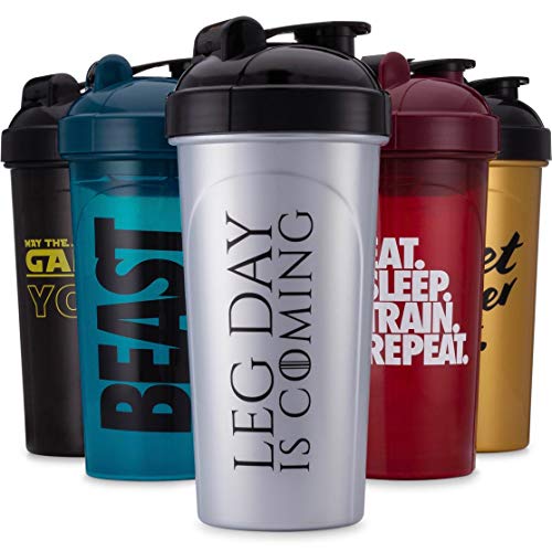 Product Cover Hydra Cup - 5 Pack, OG Shaker Bottles 24oz Max Value Pack Shaker Cups, Stand Out Colors & Logos (5 Pack, OG Shaker Pack) (OG Shakers, 5 Pack)
