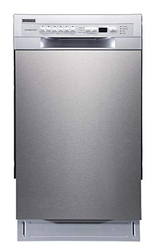Product Cover EdgeStar BIDW1802SS 18 Inch Wide 8 Place Setting Energy Star Rated Built-In Dishwasher