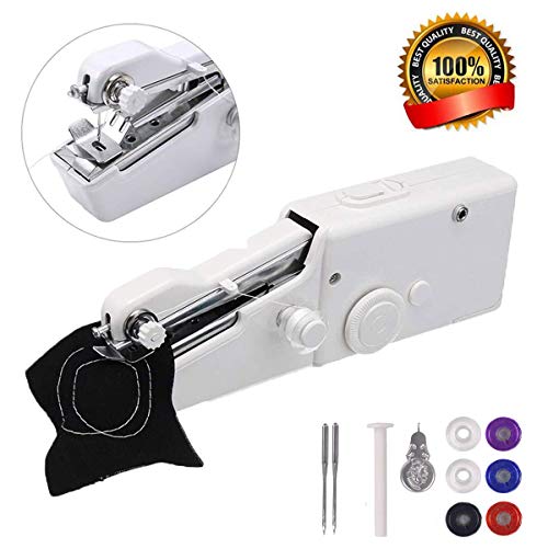 Product Cover Portable Sewing Machine,Mini Sewing Machine, MSDADA Handheld Sewing Machine for Home Travel Stitching, Best Birthday DIY Gift for Kids & Adult