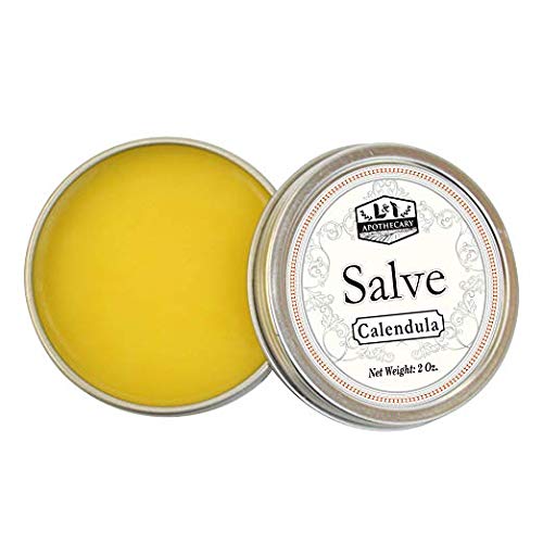 Product Cover 2 Oz. Calendula Salve Sensitive Skin Remedy for dry skin, lips, Eczema, Psoriasis, 100% Natural Balms, Cream, Moisturizer, Ointment-Natural Remedy