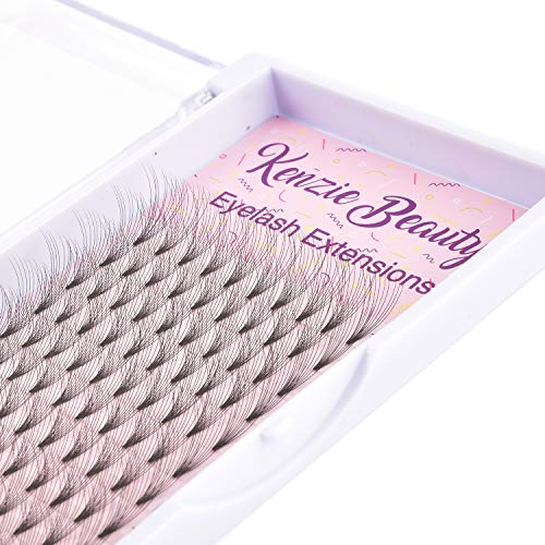 Product Cover Kenzie Beauty Russian Volume Premade 10D Fans Eyelash Extensions Thickness 0.07 D Curl 15mm