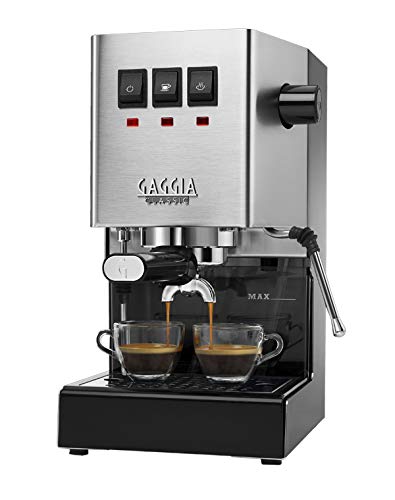 Product Cover Gaggia RI9380/46 Classic Pro Espresso Machine, Solid, Brushed Stainless Steel