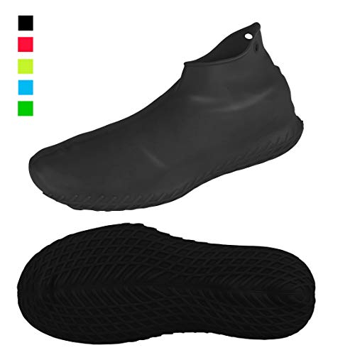 Product Cover LEGELITE Reusable Silicone Waterproof Shoe Covers, No-Slip Silicone Rubber Shoe Protectors for Kids,Men and Women