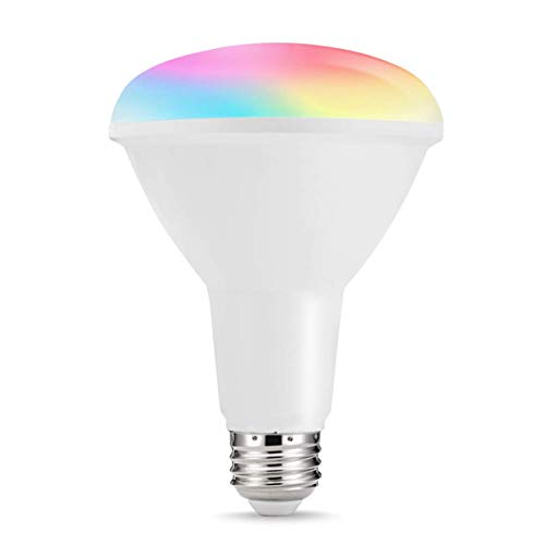 Product Cover LOHAS BR30 Smart LED, Wifi Flood Light Bulbs, Dimmable LED Multicolored and Daylight Smart Light, 10W(75W Equivalent) Floodlight, E26 1000LM for Home Lighting, Compatible with Alexa, Google Home, Siri