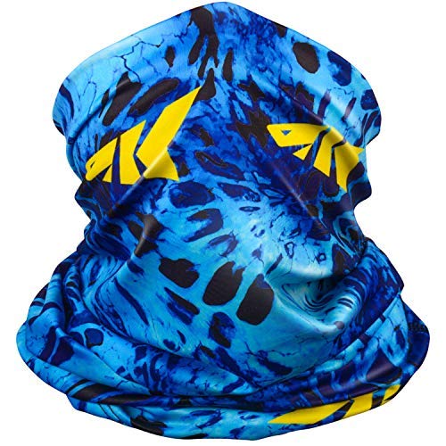 Product Cover KastKing Sol Armis Neck Gaiter - UPF 50 Face Mask - UV Sun Protection Gaiter Sun Mask for Men & Women, Fishing, Hiking, Kayaking Mask, Prym1 Camo,Shoreline,19x9.5 Inches