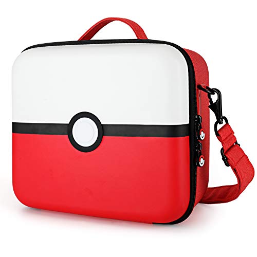 Product Cover Tombert Nintendo Switch Travel Carrying Case, Pokemon design, Deluxe Protective Hard Shell Carry Bag Fits Pro Controller for Nintendo Switch Console & Accessories
