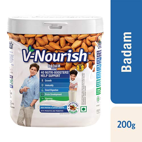 Product Cover V-Nourish - Health & Nutrition Drink (Badam) 200 gms
