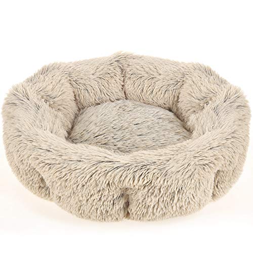 Product Cover URPOWER Dog Bed, Upgraded Donut Cuddler Round Dog Cushion Bed, Ultra Soft Cozy Pet Beds Fluffy Dog Calming Bed Dog Beds for Improved Sleep - Removable and Supportable Bottom