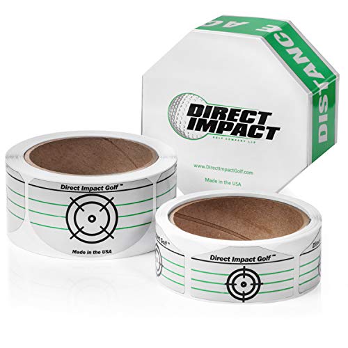 Product Cover Direct Impact Golf Golf Impact Tape Combo Pack 100 Driver and 100 Iron Labels.