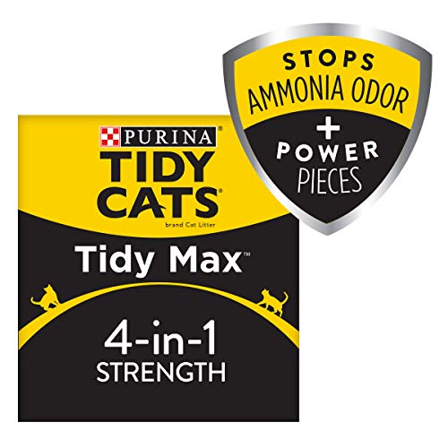 Product Cover Purina Tidy Cats Clumping Cat Litter, Tidy Max 4 in 1 Strength Multi Cat Litter - 38 lb. Box