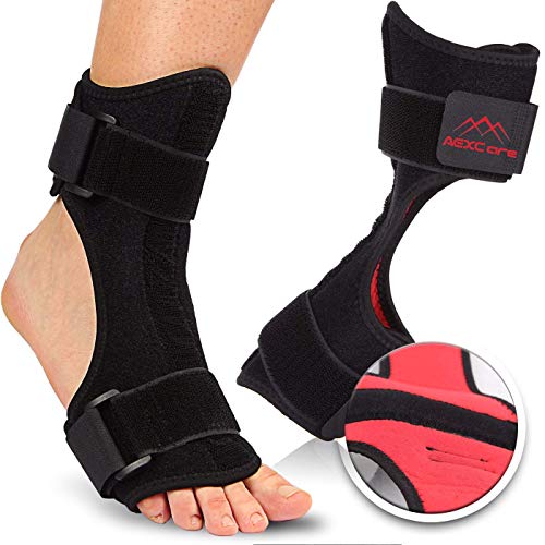 Product Cover Plantar Fasciitis Night Splint and Support: Adjustable Splints for Achilles Tendon, Drop Foot and Heel Pain Relief - Ankle Brace/Stretcher Supports Arch - Wrap to Improve Tendonitis or Other Injury