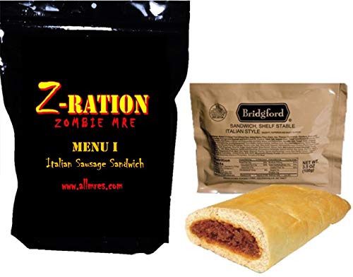 Product Cover MRE Z-Ration (Zombie MRE) Custom Meals Ready to Eat! (MENU I - Italian Sausage w/Sauce Sandwich)
