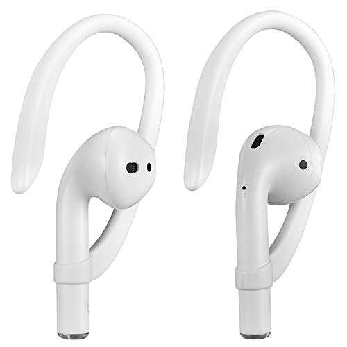 Product Cover AirPods Ear Hooks Compatible with Apple AirPods 1, 2 and Pro, Xoomz Sports Headset for AirPods 1, 2 and Pro - White