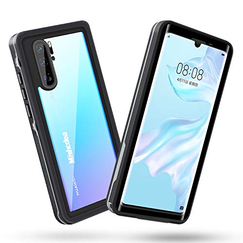 Product Cover Mishcdea Waterproof case for Huawei P30 Pro, Built-in Screen Protector Shockproof Snowproof Dirtproof Full Body Protective Case Only for Huawei P30 Pro (Black)