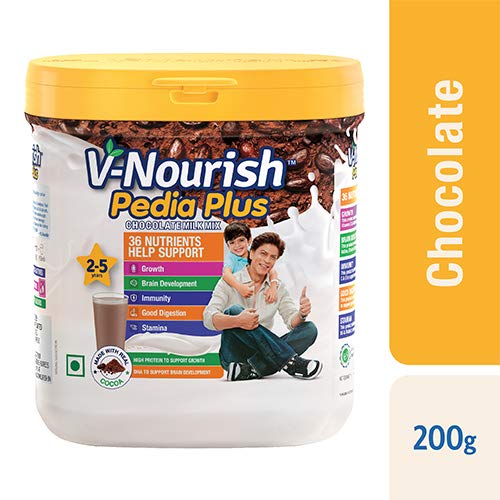 Product Cover V-Nourish Pedia+ - Health & Nutrition Drink (Chocolate Milk Mix) 200 gms
