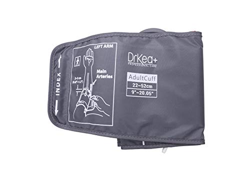 Product Cover Blood Pressure Upper Arm XL Cuff Strap 9 to 20.5 inches - Use with BP Monitors by DrKea - Automatic Blood Pressure Cuff for Extra Large Arm - Arm Cuff Strap only - Blood Pressure Machine not Included