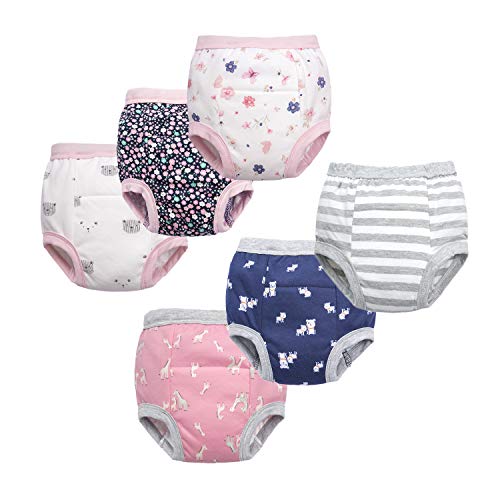 Product Cover BIG ELEPHANT Unisex-Baby Toddler Potty 6 Pack Cotton Pee Training Pants Underwear