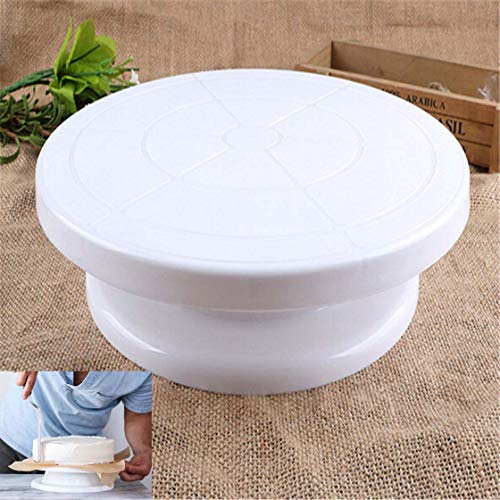 Product Cover WIDEWINGS Plastic Cake Rotary Table Revolving Rotating Cake Stand Baking Tool Cake Turntable Rotating Cake Icing, Decorating Baking Tool