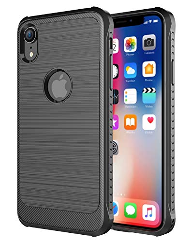 Product Cover HANDIC iPhone Case for Apple iPhone XR Case (2018) - Rugged TPU Armor for iPhone XR 6.1-Inch (Black)