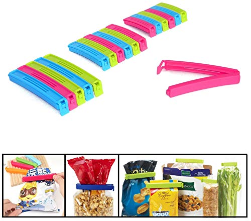 Product Cover FireTech Food Snack Sealing Plastic Bag Clips - 18 PCs (Multicolor)