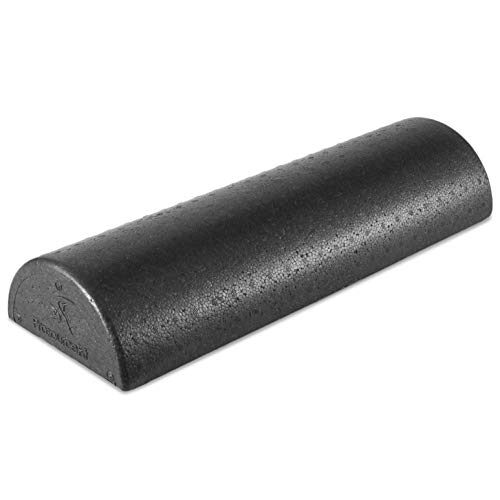 Product Cover ProsourceFit High Density Half-Round Foam Rollers for Physical Therapy, Pilates, Yoga, Stretching, Balance & Core Exercises, 18