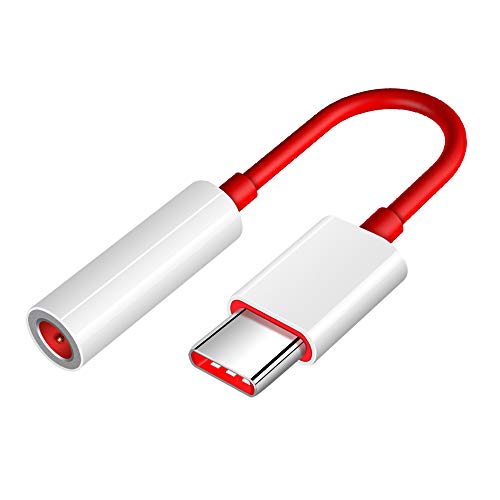 Product Cover USB C to 3.5mm Adapter for OnePlus 7 Pro, Jiunai Type C to 3.5mm Headphone Jack Connector Aux Audio Adapter Cable for OnePlus 7T OnePlus 7 OnePlus 7 Pro Huawei Mate 20 Pro P30 Pro Xiaomi 8 Xiaomi Mi 9