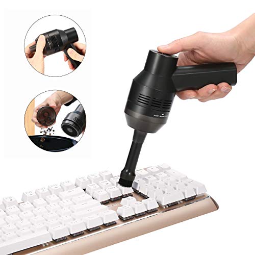 Product Cover Keyboard Vacuums Cleaner, KeepTpeeK Portable Mini Electric Vacuum Cleaner USB Rechargeable Car Vacuum Cleaner TV Satellite Boxes,Kitchen Stove Cleaning for Dust,Bread Crumbs,Scraps Laptop,Computer,Dus