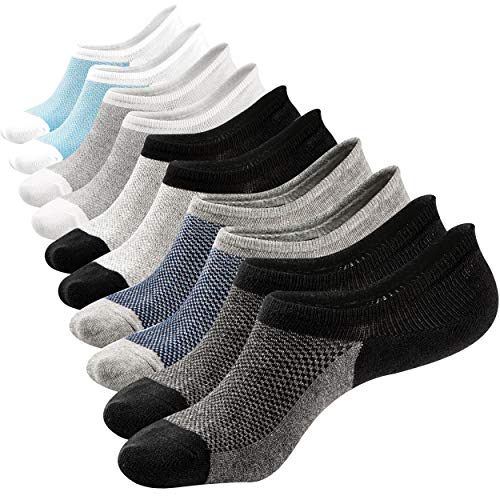 Product Cover M&Z Mens Cotton Low Cut No Show Casual Ventilation Fresh Super Comfy Non-Slip Socks