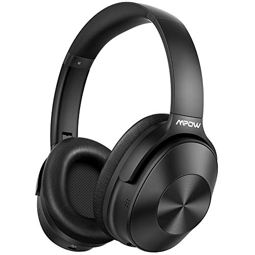 Product Cover Mpow H12 Hybrid Active Noise Cancelling Headphones, Bluetooth Headphones Over Ear [2019 Version] with Hi-Fi Deep Bass, CVC 6.0 Microphone, Soft Protein Earpads, 30H Playtime for TV Travel Work