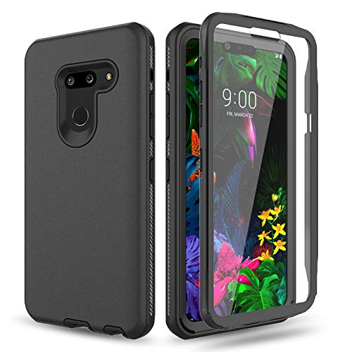Product Cover LG G8 ThinQ Case, LG G8 Case, Venoro Hybrid Rugged Full Body Protective Case Armor Anti-Scratch Shockproof Cover Ultra Fit for LG G8/LG G8 ThinQ/LG G820 (Black)