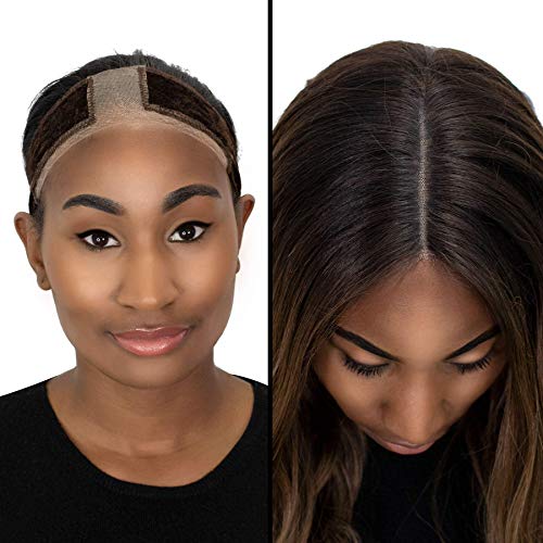Product Cover Milano Collection Lace WiGrip Velvet Comfort Lace Wig Grip Band for Lace Wigs and Frontals with Reinforced Swiss Lace (Patent Pending)- Chocolate Brown