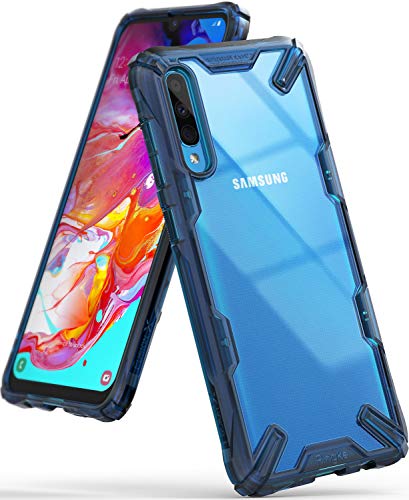 Product Cover Ringke Fusion-X Designed for Galaxy A70 Case Protection Shock Absorption Technology Cover (6.7